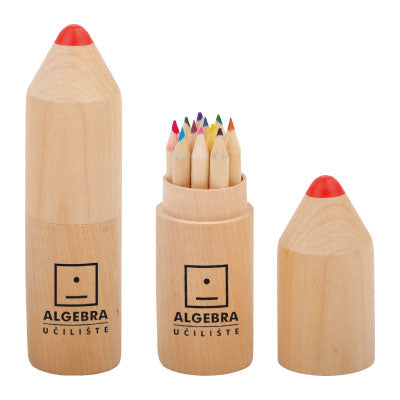 Crayon Shaped Coloured Pencil Set