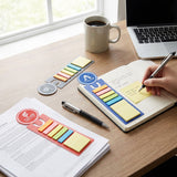 PP Sticky Notes with Bookmark and Ruler