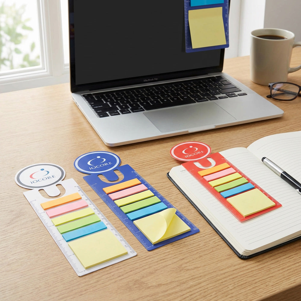 PP Sticky Notes with Bookmark and Ruler