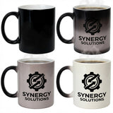 Heat Sensitive 11oz mug - black/white