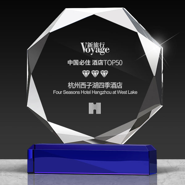 Pentagon Crystal Award