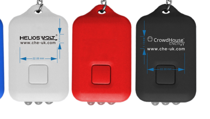 Solar Powered Keychain Light