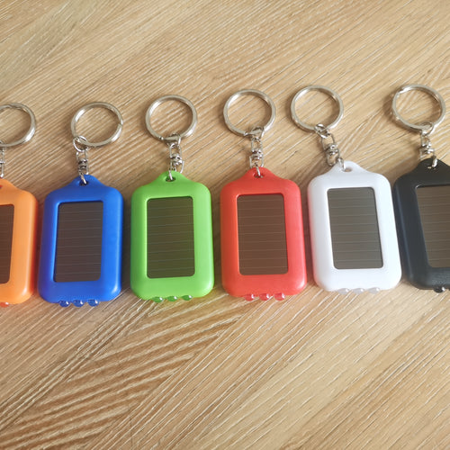 Solar Powered Keychain Light