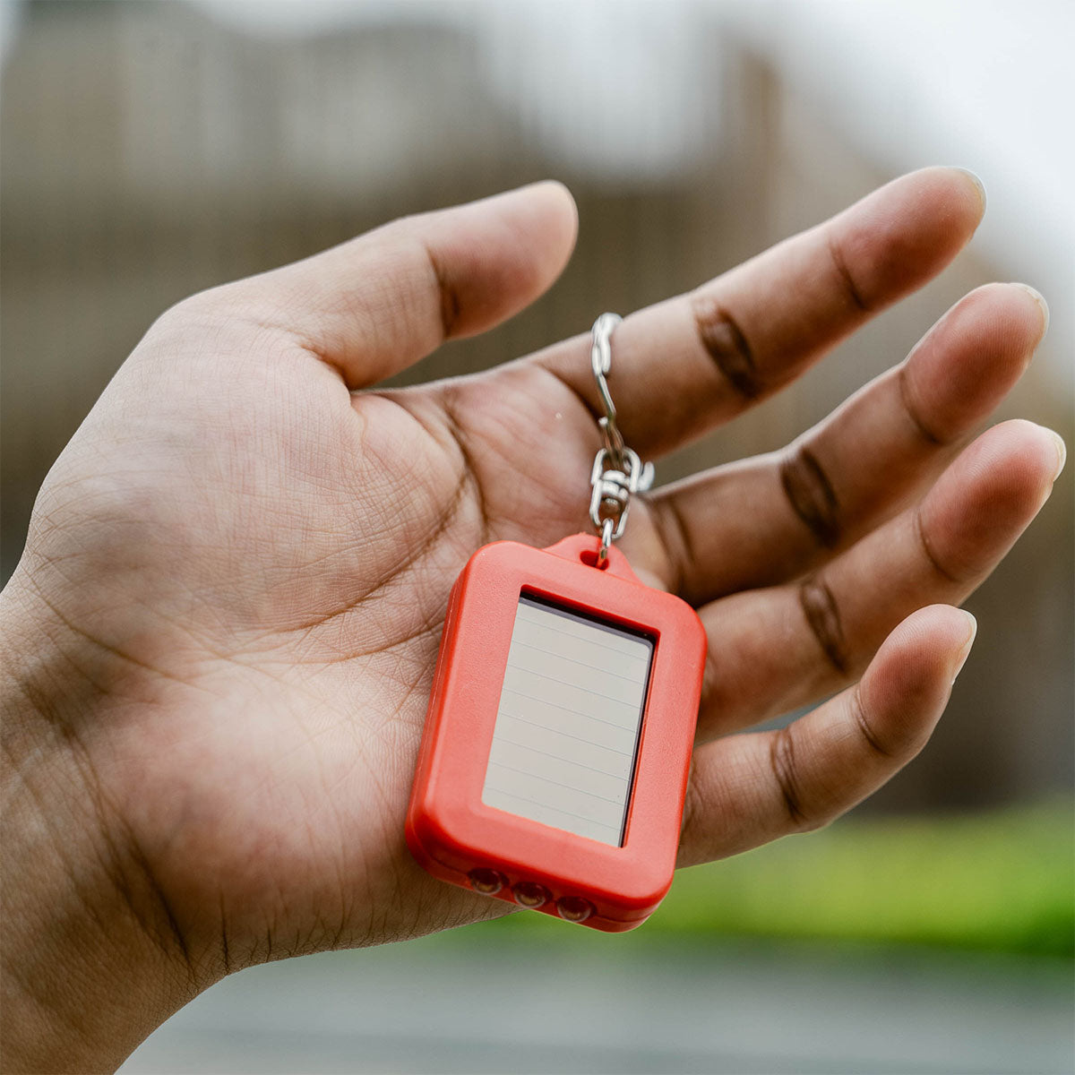 Solar Powered Keychain Light