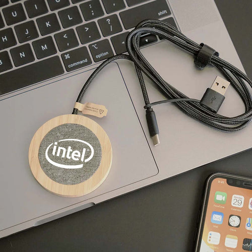 EcoPower Bamboo Wireless Charger
