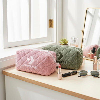 TERRY Cloth Quilted Pouch