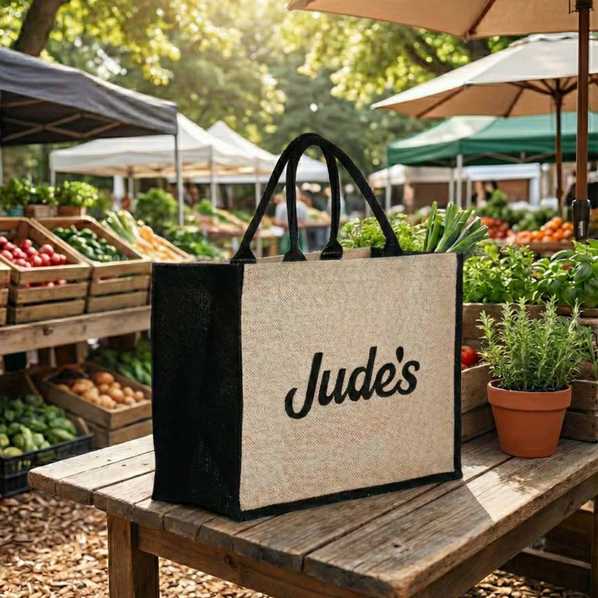 Coloured Jute Bag