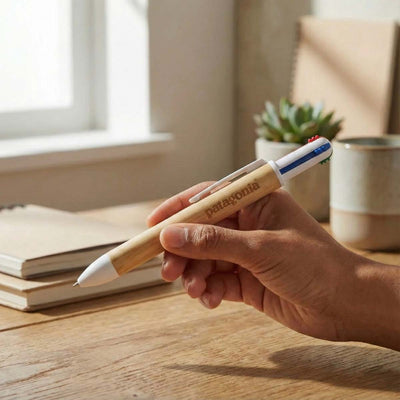 4 Colour Bamboo Pen