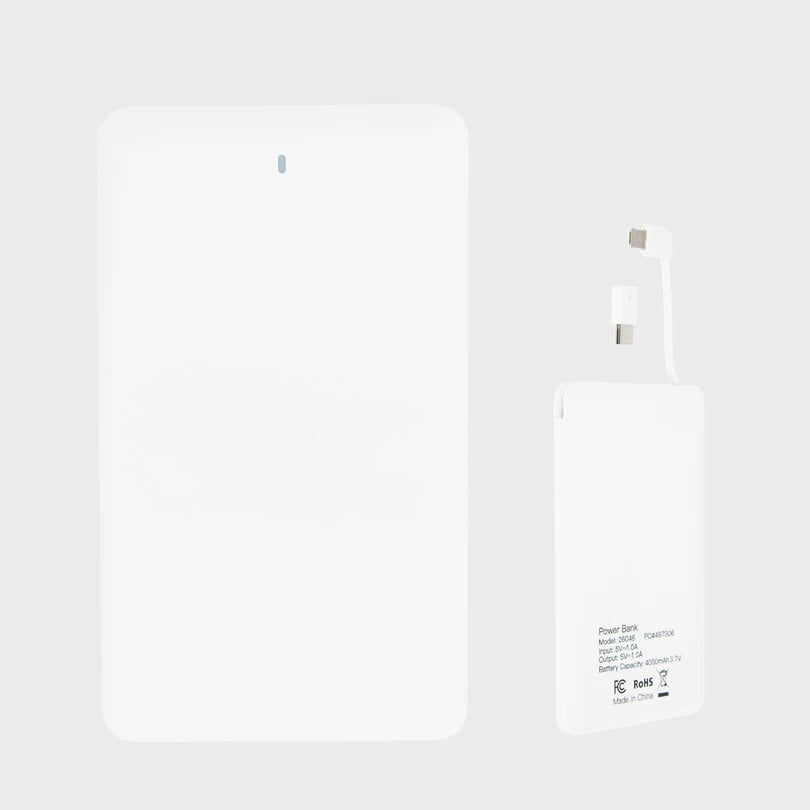 Slim 3-In-1 Power Bank