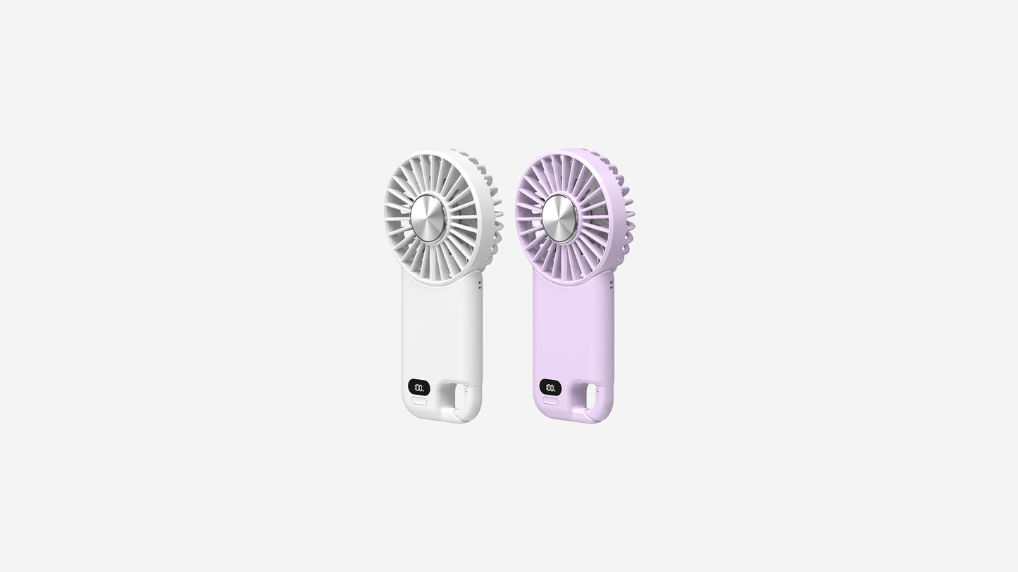 Cooling Handheld Fan with Hook
