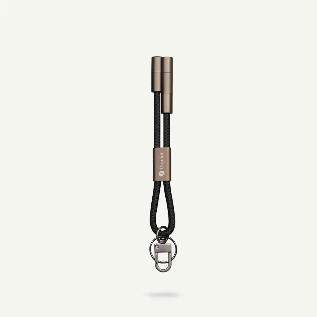Recycled TPE Charging Cable and Keychain