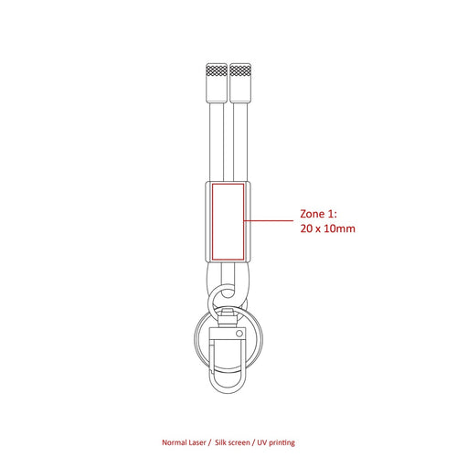 RPET Keychain Strap