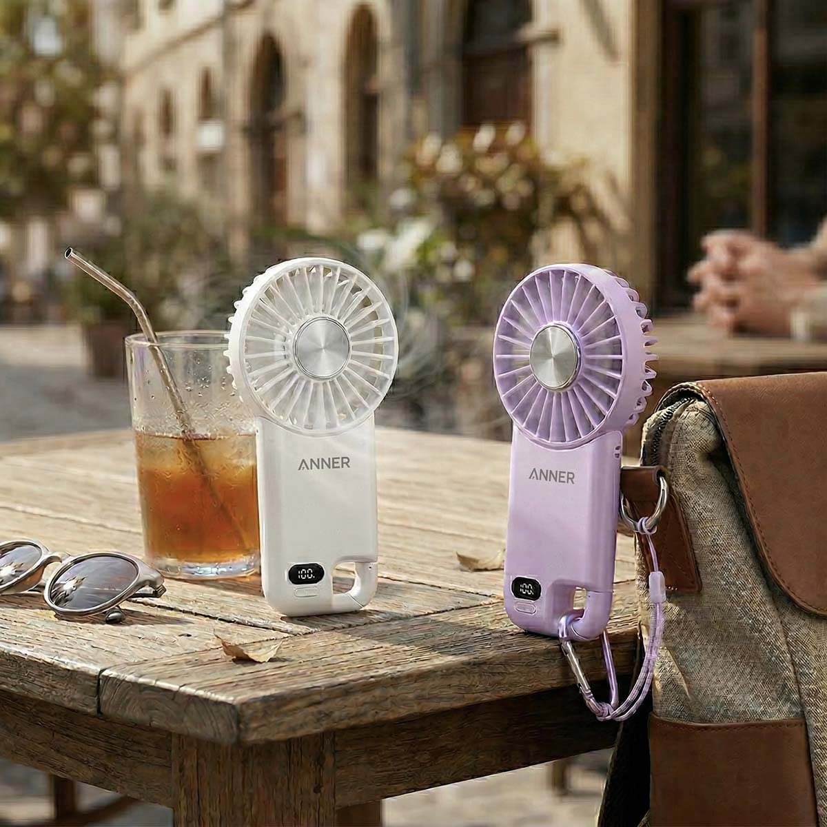 Cooling Handheld Fan with Hook