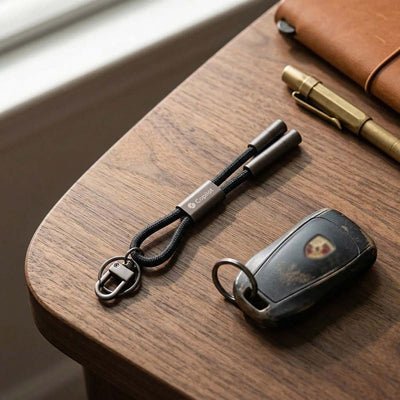 Recycled TPE Charging Cable and Keychain