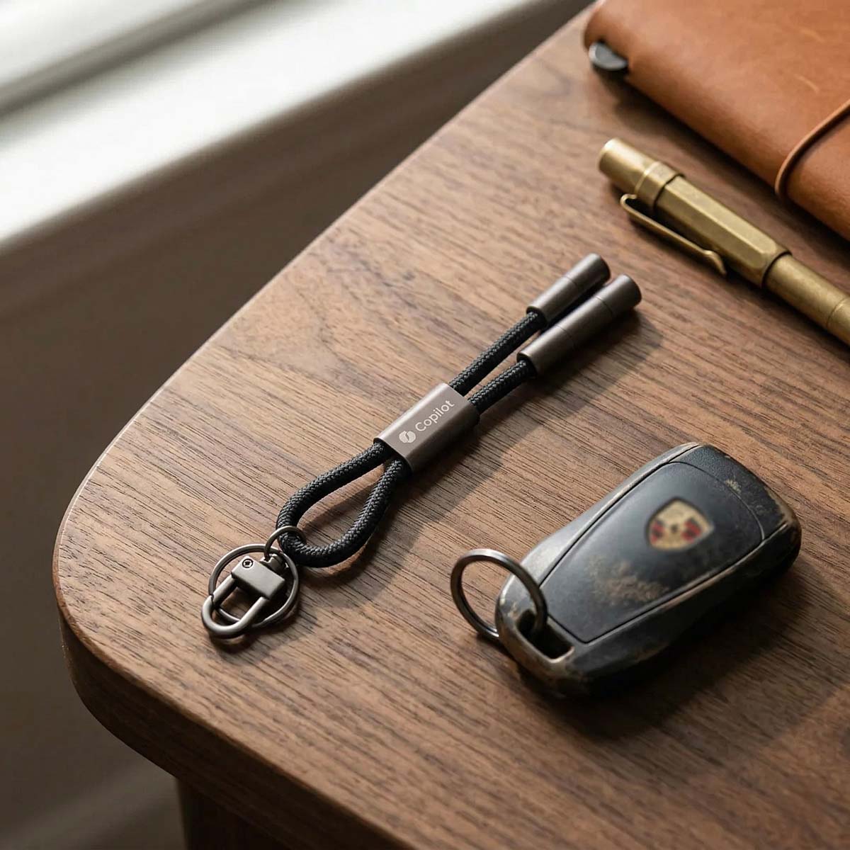 Recycled TPE Charging Cable and Keychain