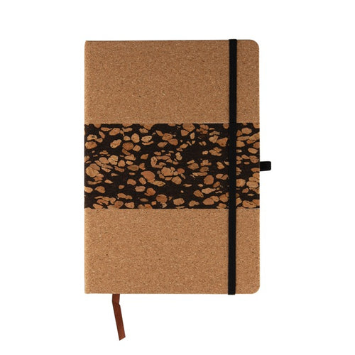Cork and Coffee Grounds Notebook