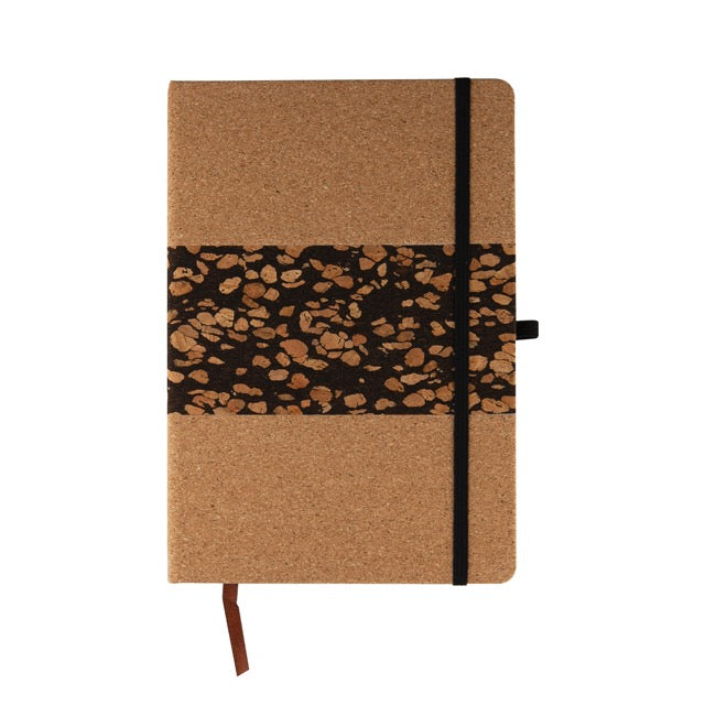 Cork and Coffee Grounds Notebook