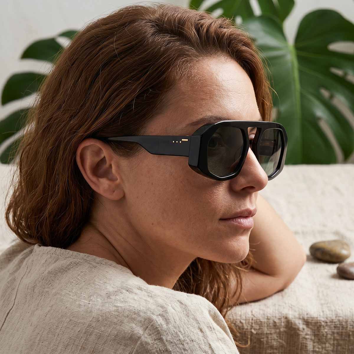 BIG HORN Angular Square Sunglasses