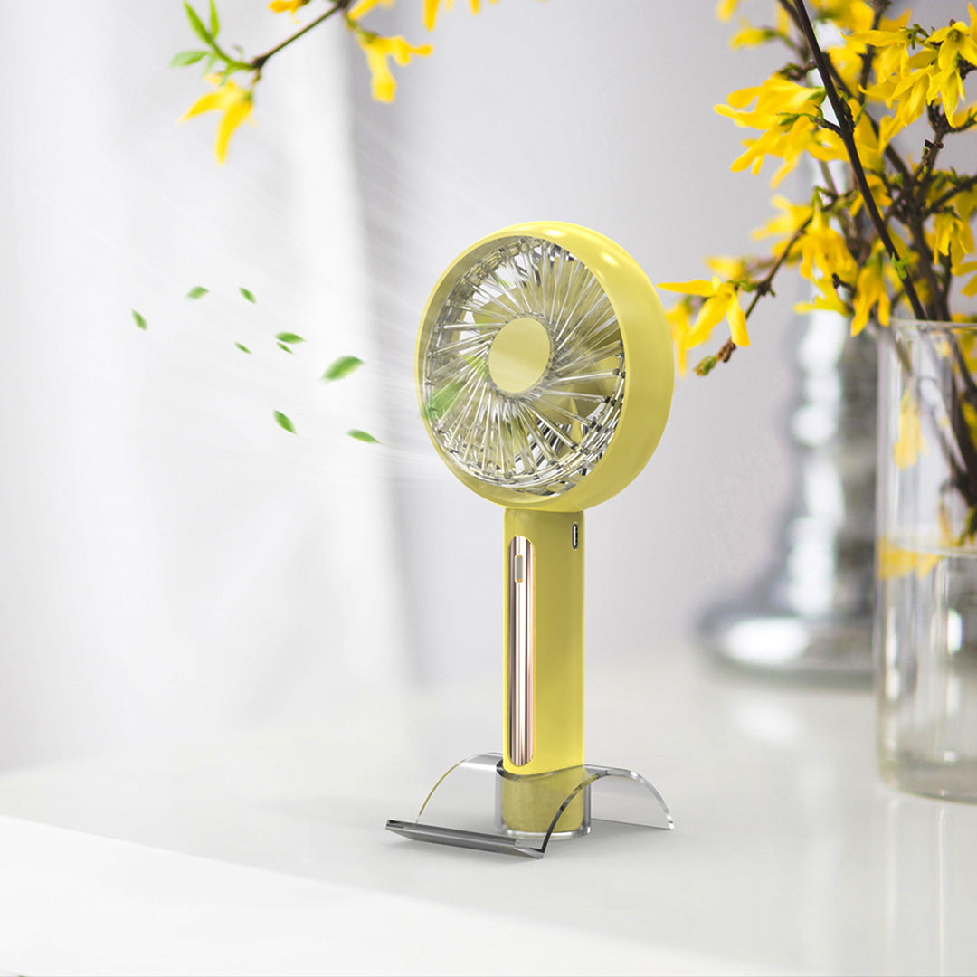 MioWi Handheld Fan with Stand