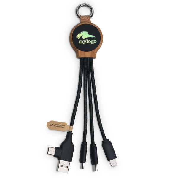 EcoPower Illuminated Logo Charging Cable (Short)