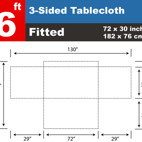 6 Ft Table cloth
