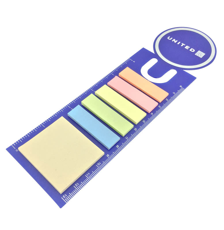PP Sticky Notes with Bookmark and Ruler
