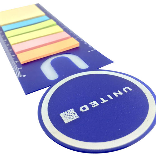 PP Sticky Notes with Bookmark and Ruler