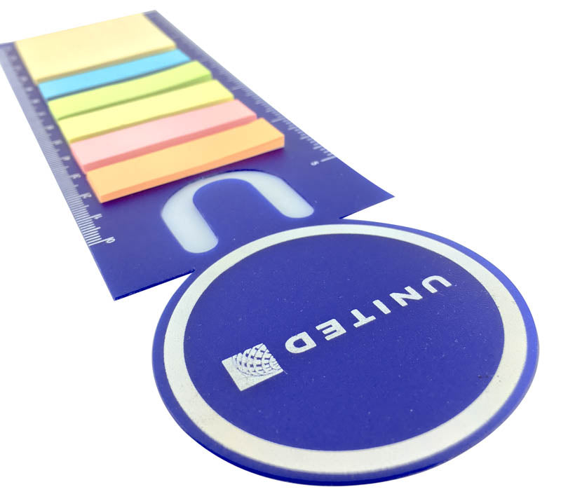 PP Sticky Notes with Bookmark and Ruler