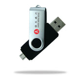 Double Port Rotating USB