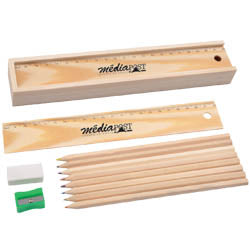 Wooden Colourful Pencil Set