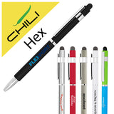 Hex Stylus Twist Metal Ballpen