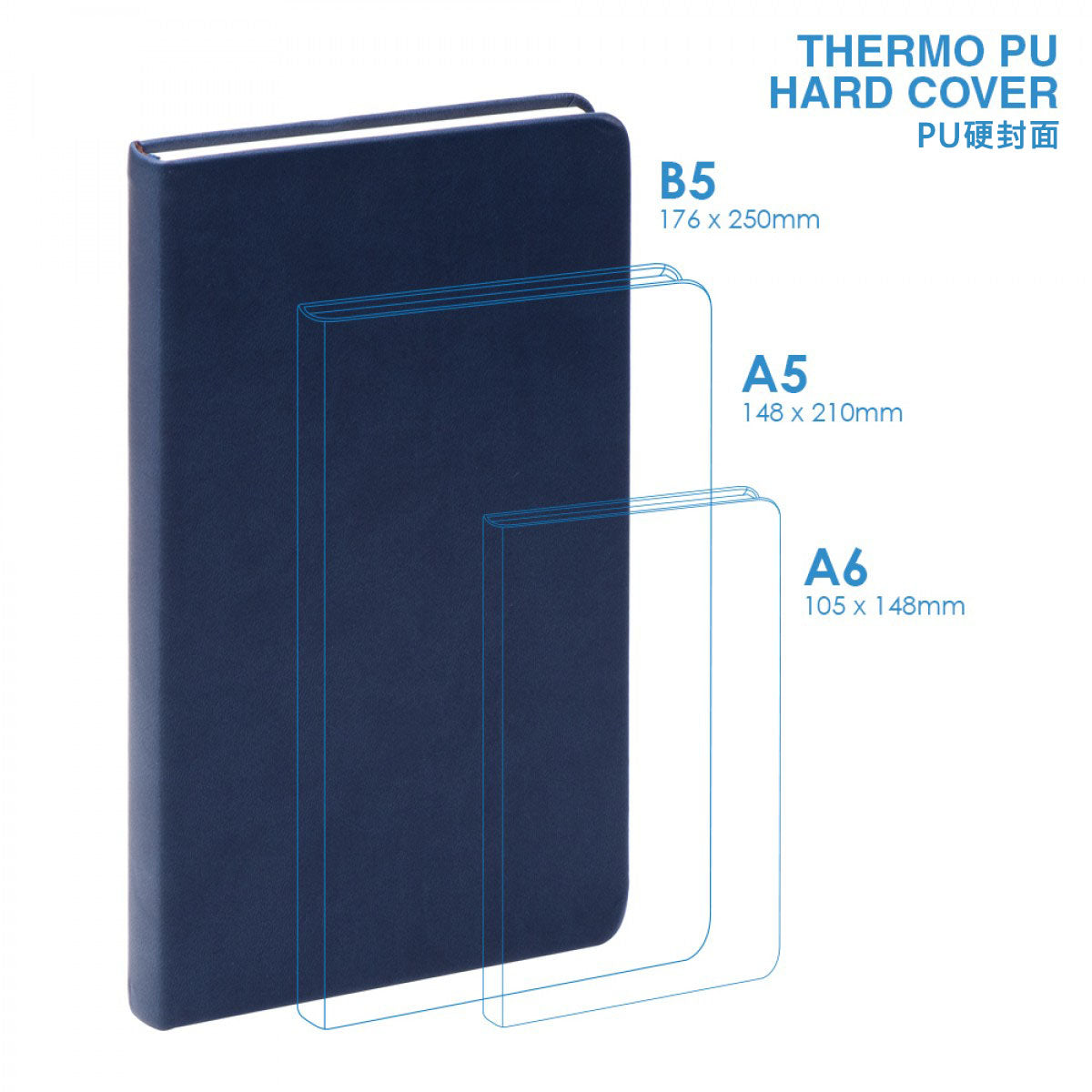 PU B5 Hard Cover Notebook