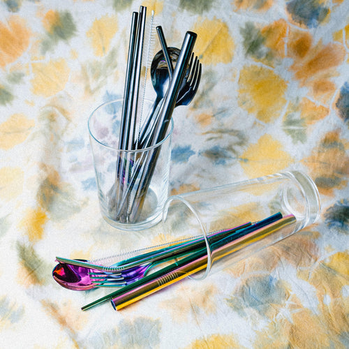 Rainbow Steel Cutlery Set