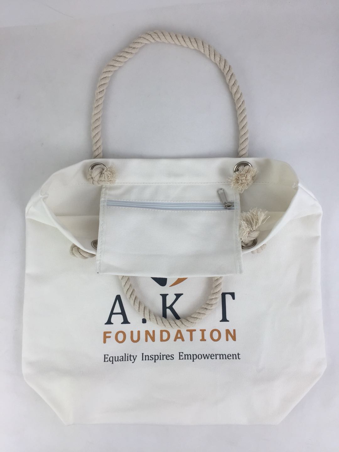 Rope Handle Canvas Tote