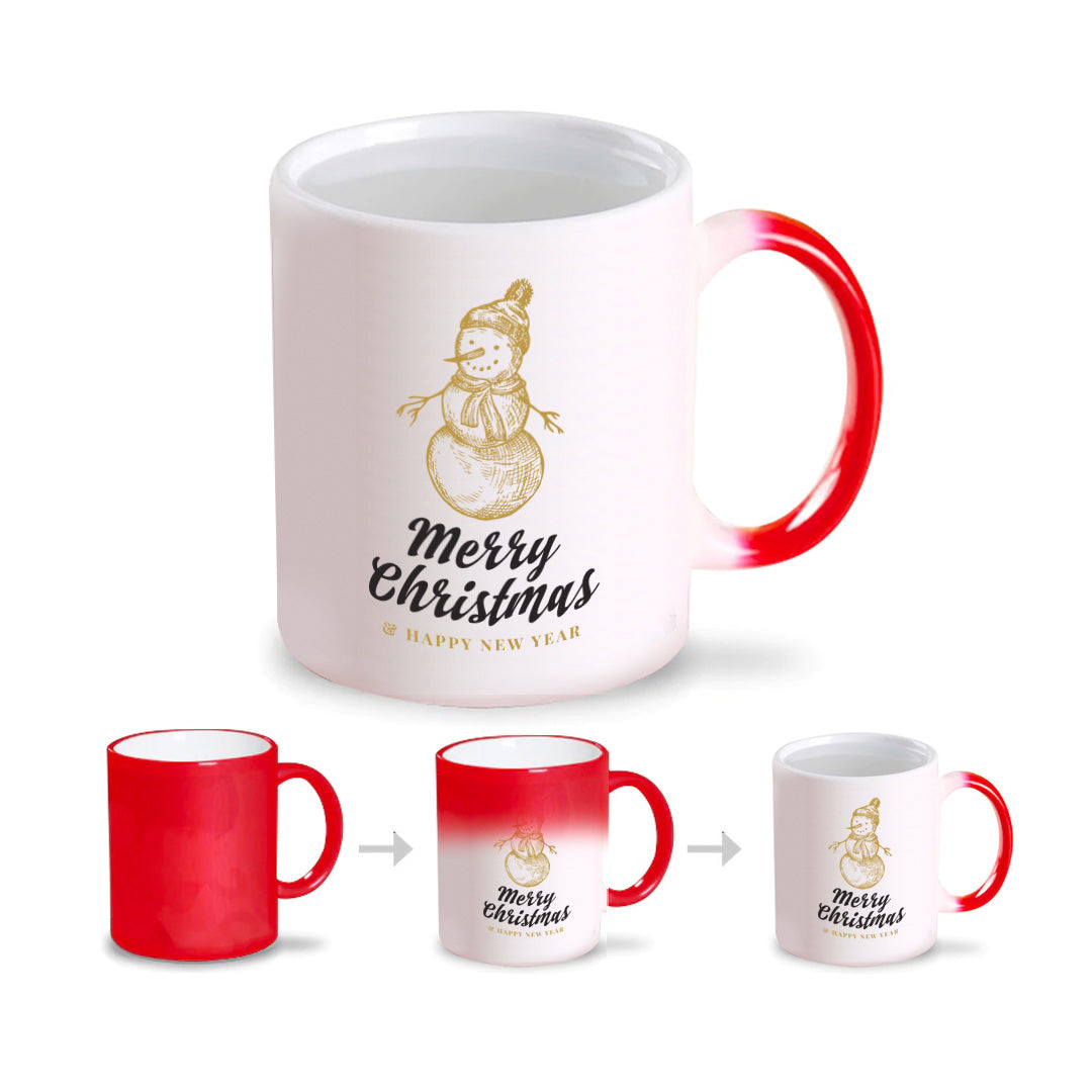 Heat Sensitive Mug 11oz red/white