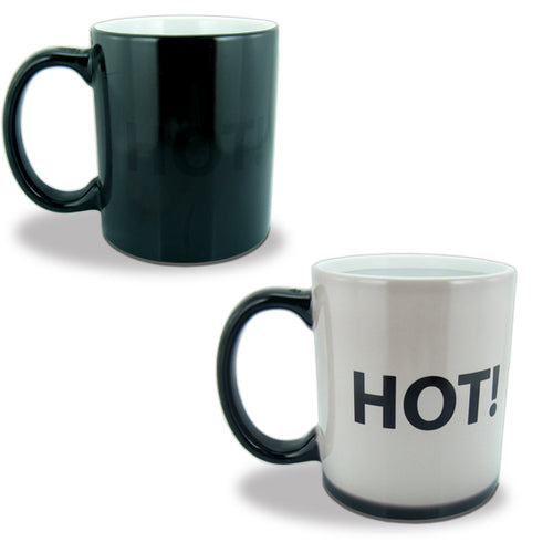 Heat Sensitive 11oz mug - black/white